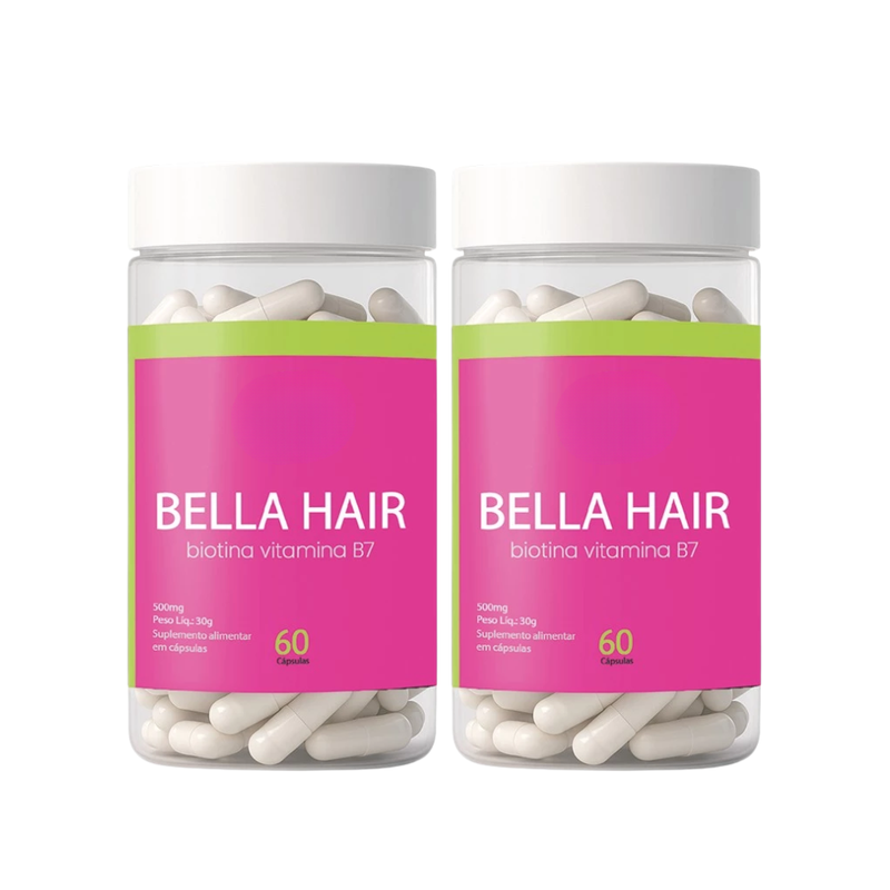 Bella Hair - Suplemento Natural - Promoção Exclusiva + Frete Grátis