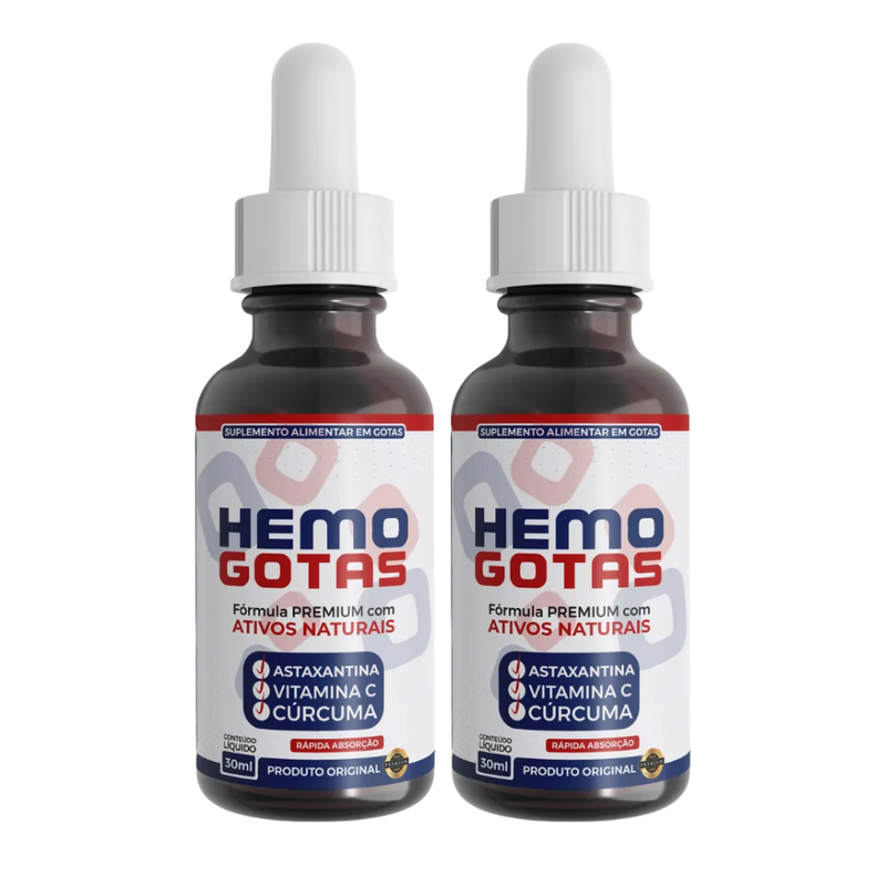 Hemo Gotas - Suplemento Natural - Promoção Exclusiva + Frete Grátis