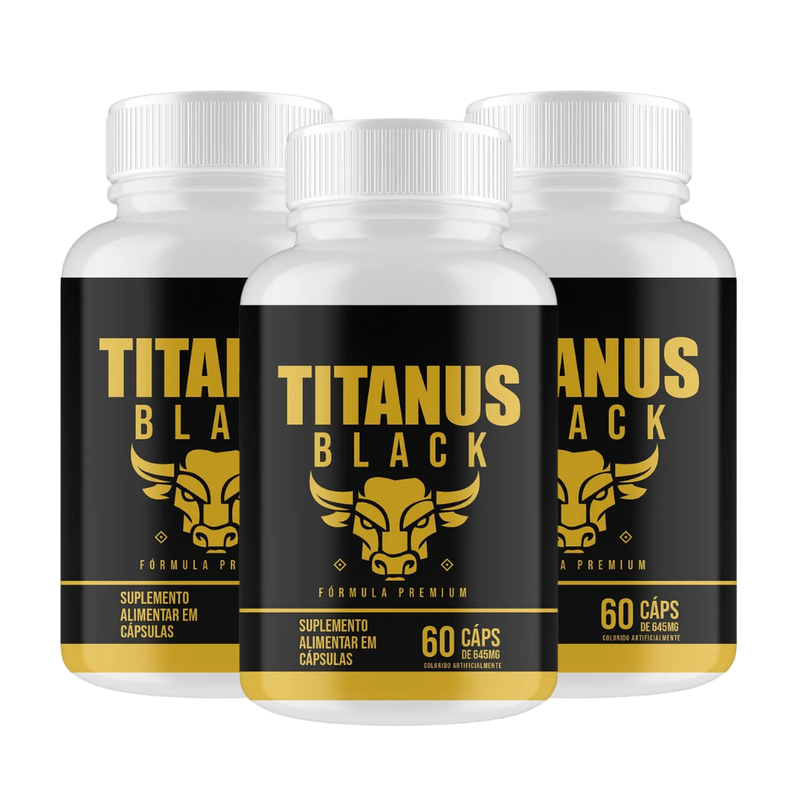 Titanus Black - Suplemento Natural - Promoção Exclusiva + Frete Grátis