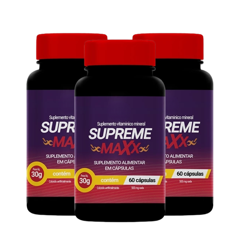 Supreme Maxx - Suplemento Natural - Promoção Exclusiva + Frete Grátis