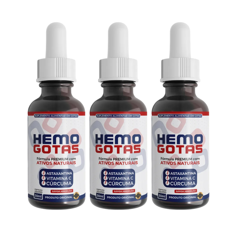 Hemo Gotas - Suplemento Natural - Promoção Exclusiva + Frete Grátis