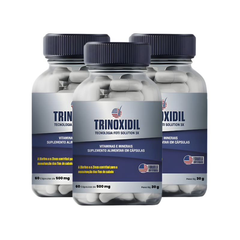 Trinoxidil - Suplemento Natural - Promoção Exclusiva + Frete Grátis