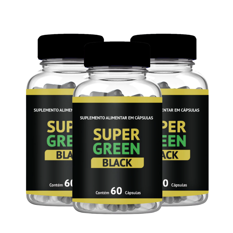 Super Green Black - Suplemento Natural - Promoção Exclusiva + Frete Grátis