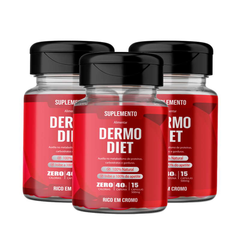 Dermo Diet - Suplemento Natural - Promoção Exclusiva + Frete Grátis