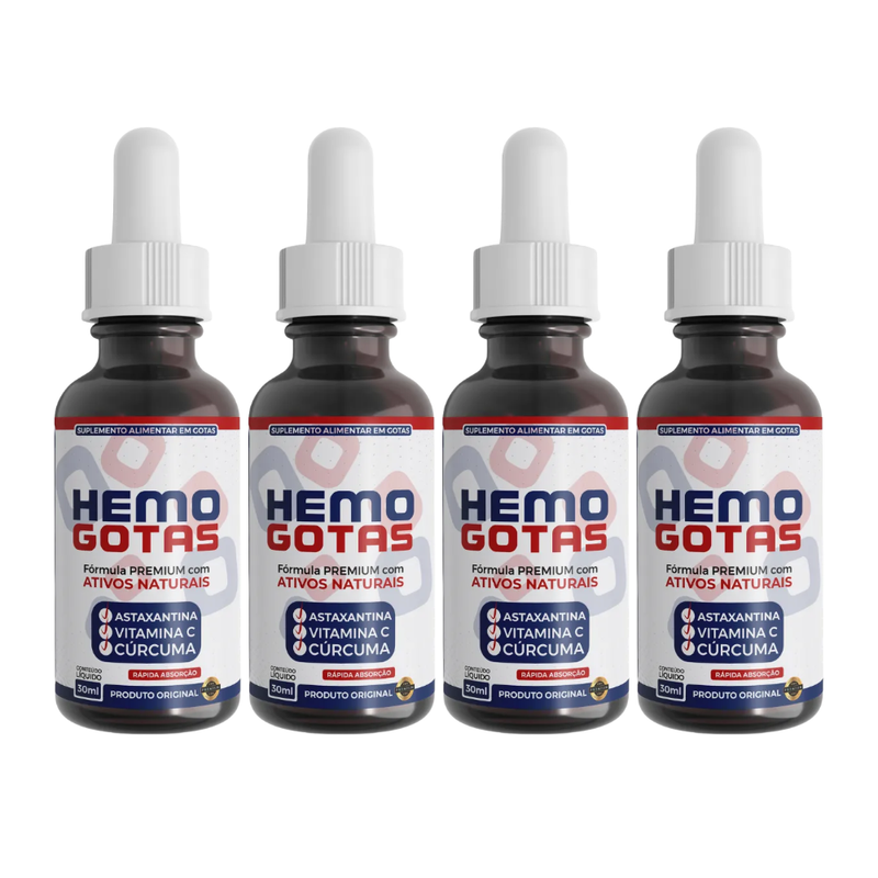 Hemo Gotas - Suplemento Natural - Promoção Exclusiva + Frete Grátis
