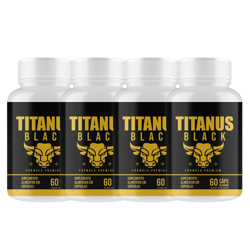 Titanus Black - Suplemento Natural - Promoção Exclusiva + Frete Grátis
