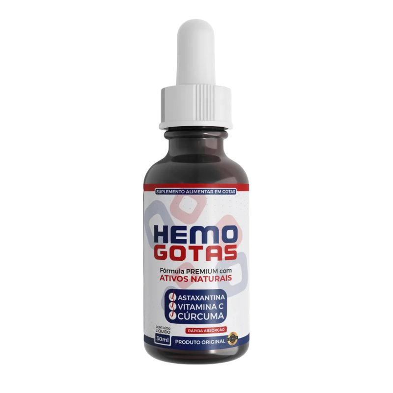 Hemo Gotas - Suplemento Natural - Promoção Exclusiva + Frete Grátis
